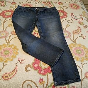 Loft curvy straight jeans